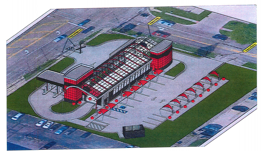 On Track Car Wash rendering